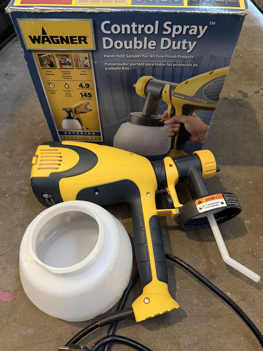WAGNER Hand-Held Paint Sprayer (water, lacquer and stains etc)