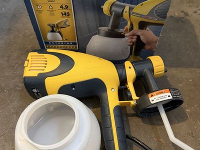WAGNER Hand-Held Paint Sprayer (water, lacquer and stains etc)