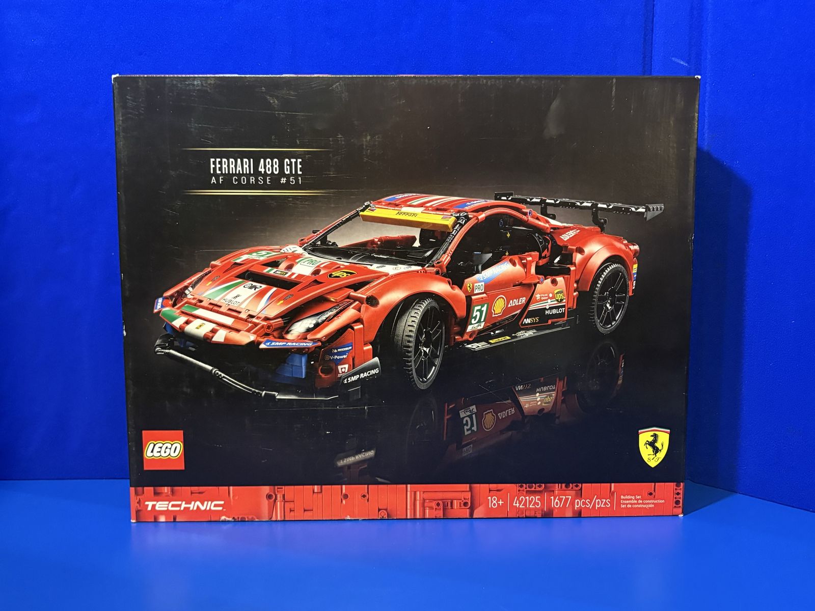 LEGO Technic 42125 Ferrari 488 GTE AF Corse #51 (Retired)