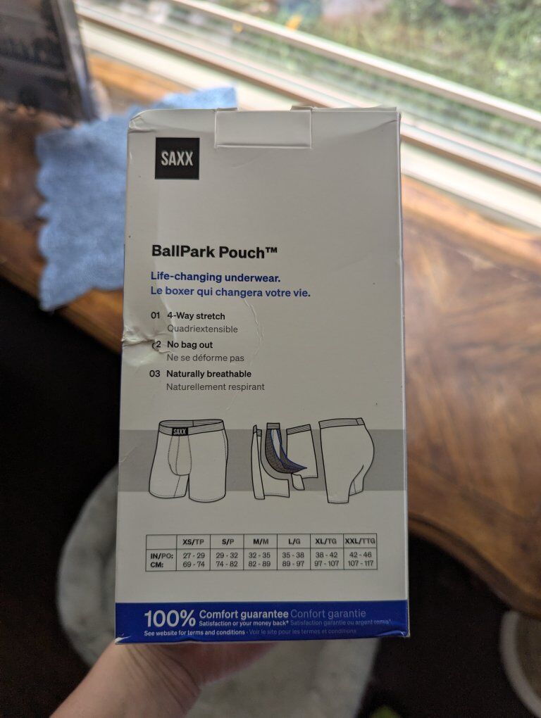 Luxury Men's Underwear (5 pair, size large) unopen