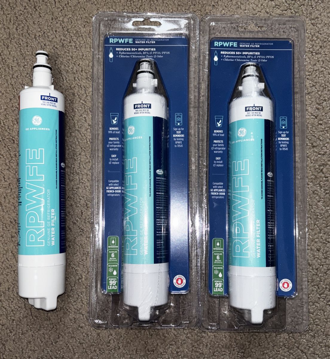 GE RPWFE Refridgerator Water Filters