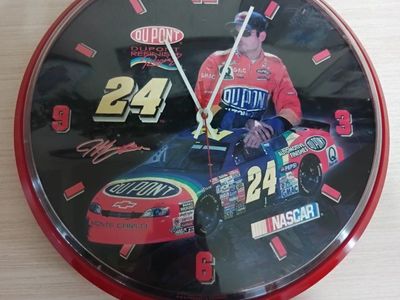 Jeff Gordon clock