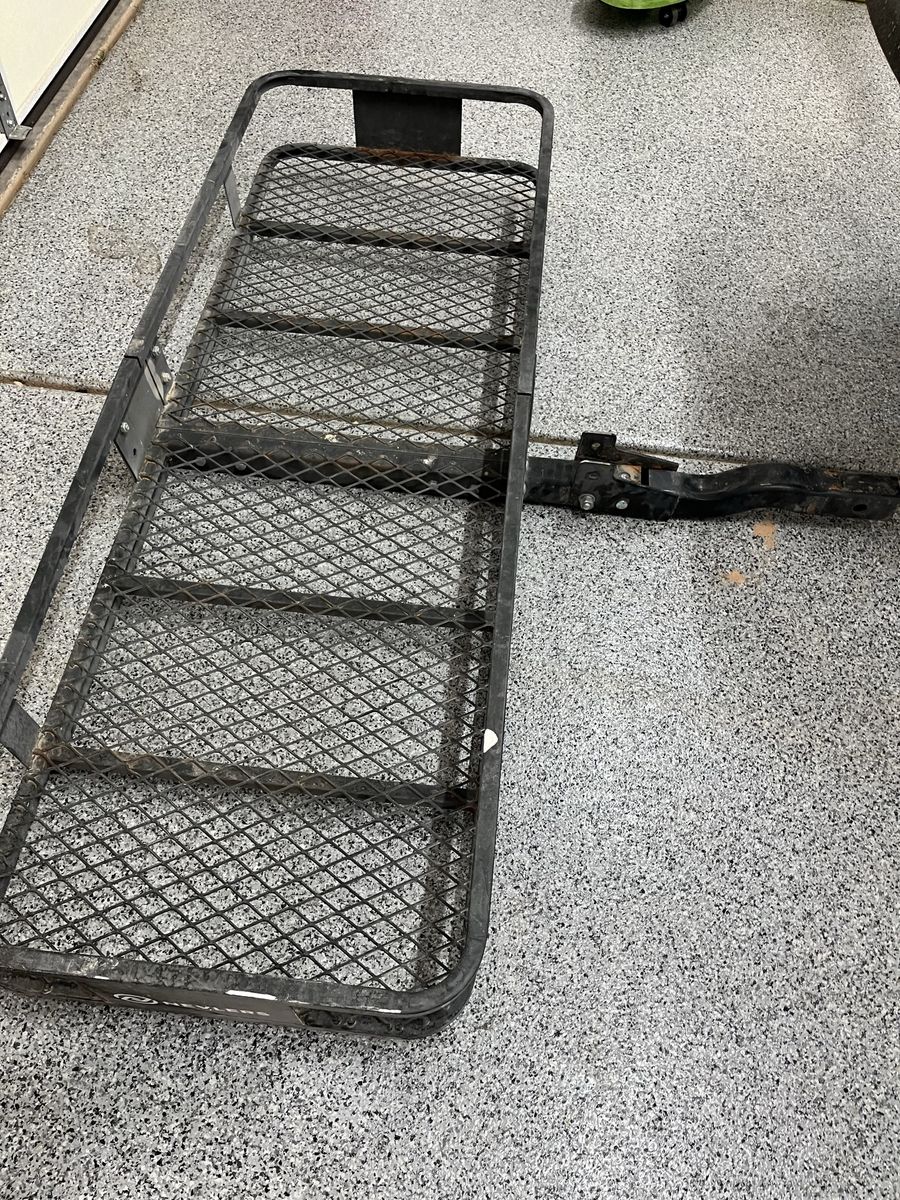 Folding Hitch Mount Cargo Carrier Basket