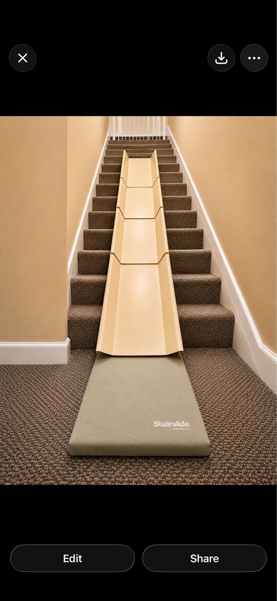 Stair Slide Complete Set with Landing Pad – Like New