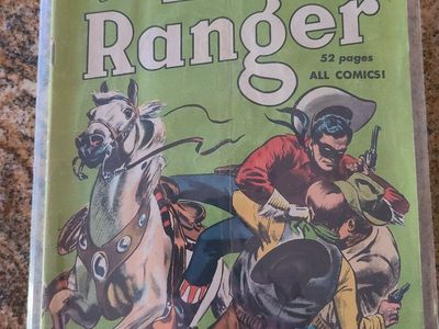 The Lone Ranger Comic Book August Dell Comics Vintage 52 Pages