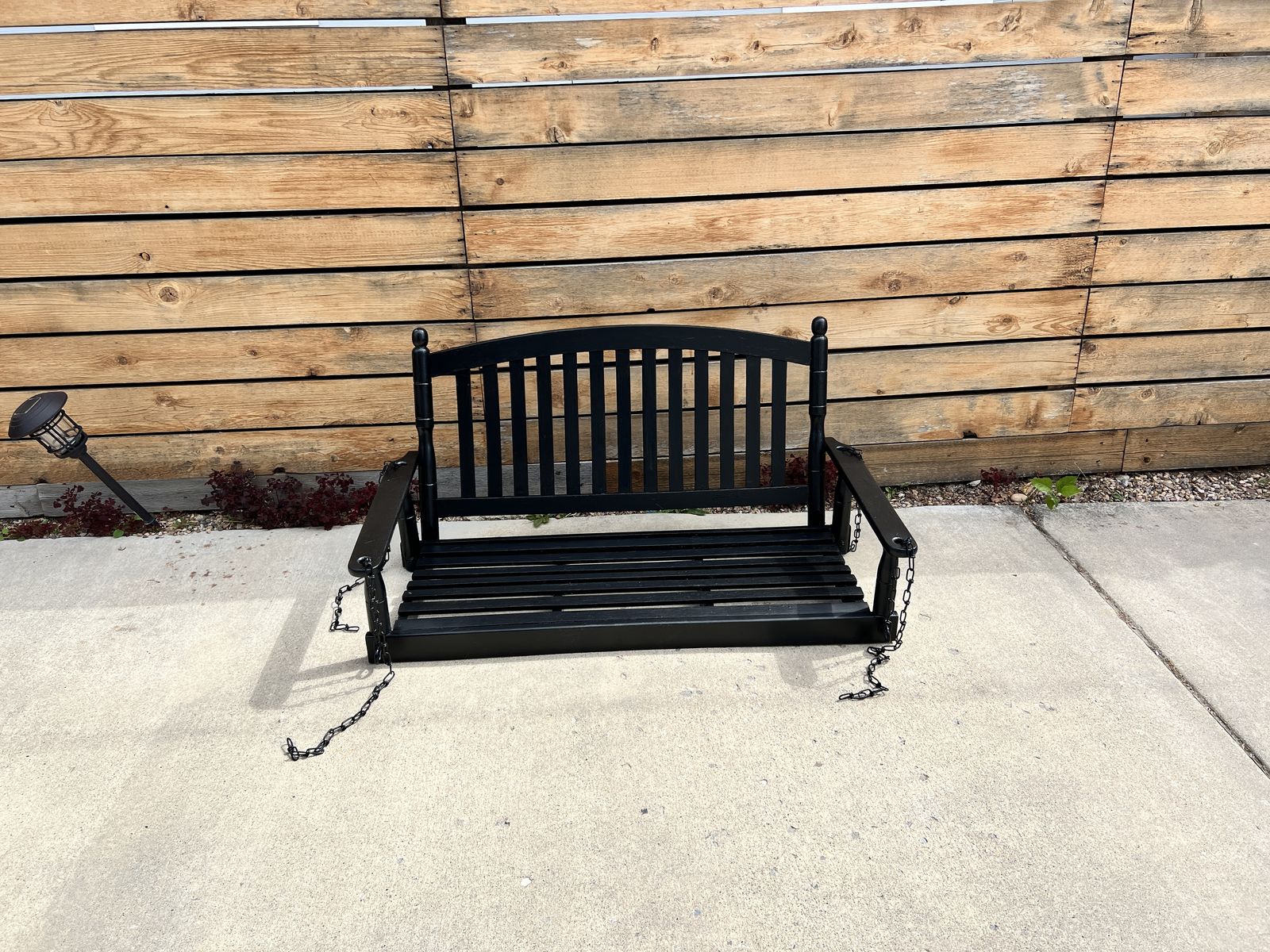 Wood Hanging Porch Swing