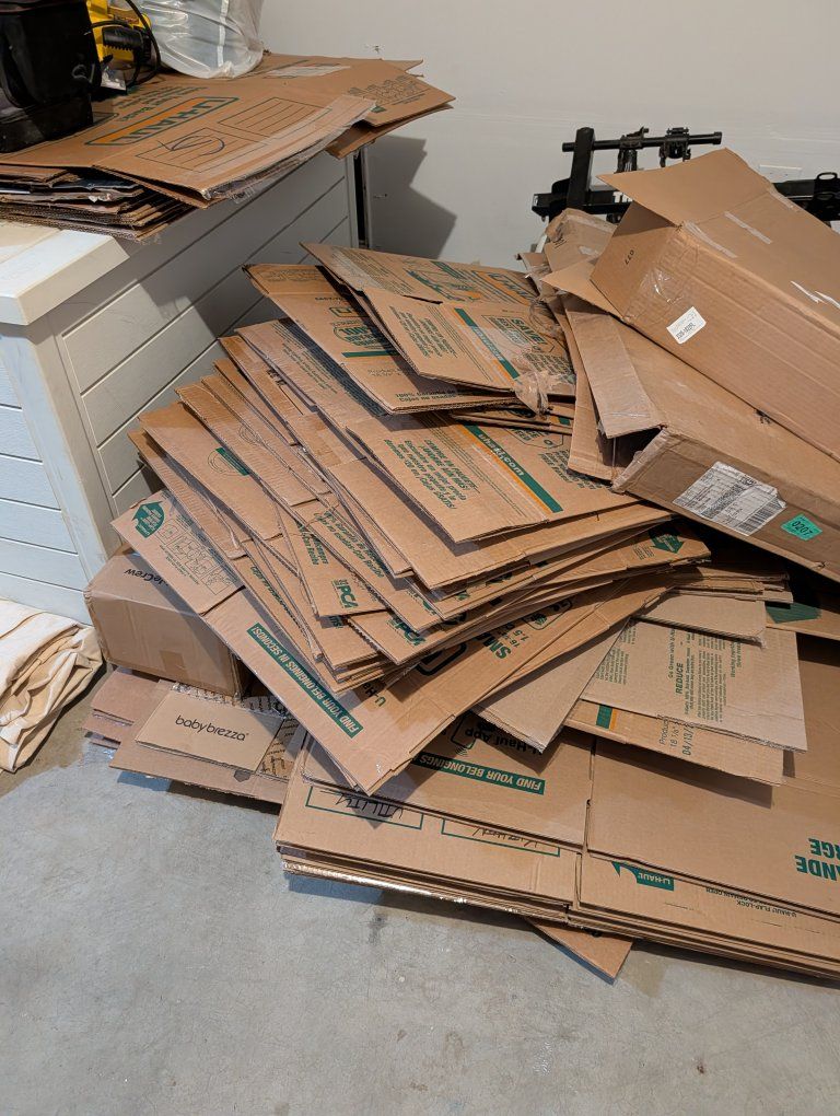 Used U-Haul Moving Boxes & Packing Supplies - Various Sizes, Good Condition