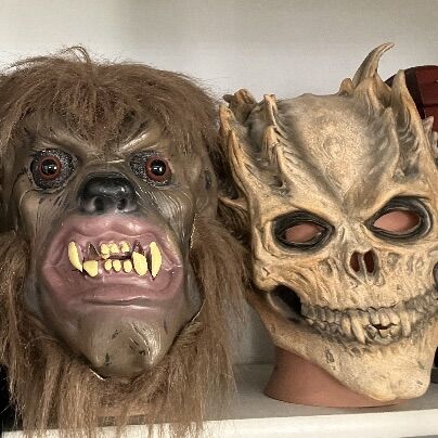 Three (3) Halloween Masks