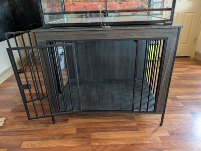 EasyCom Dog Crate Furniture for 1 or 2 dogs.