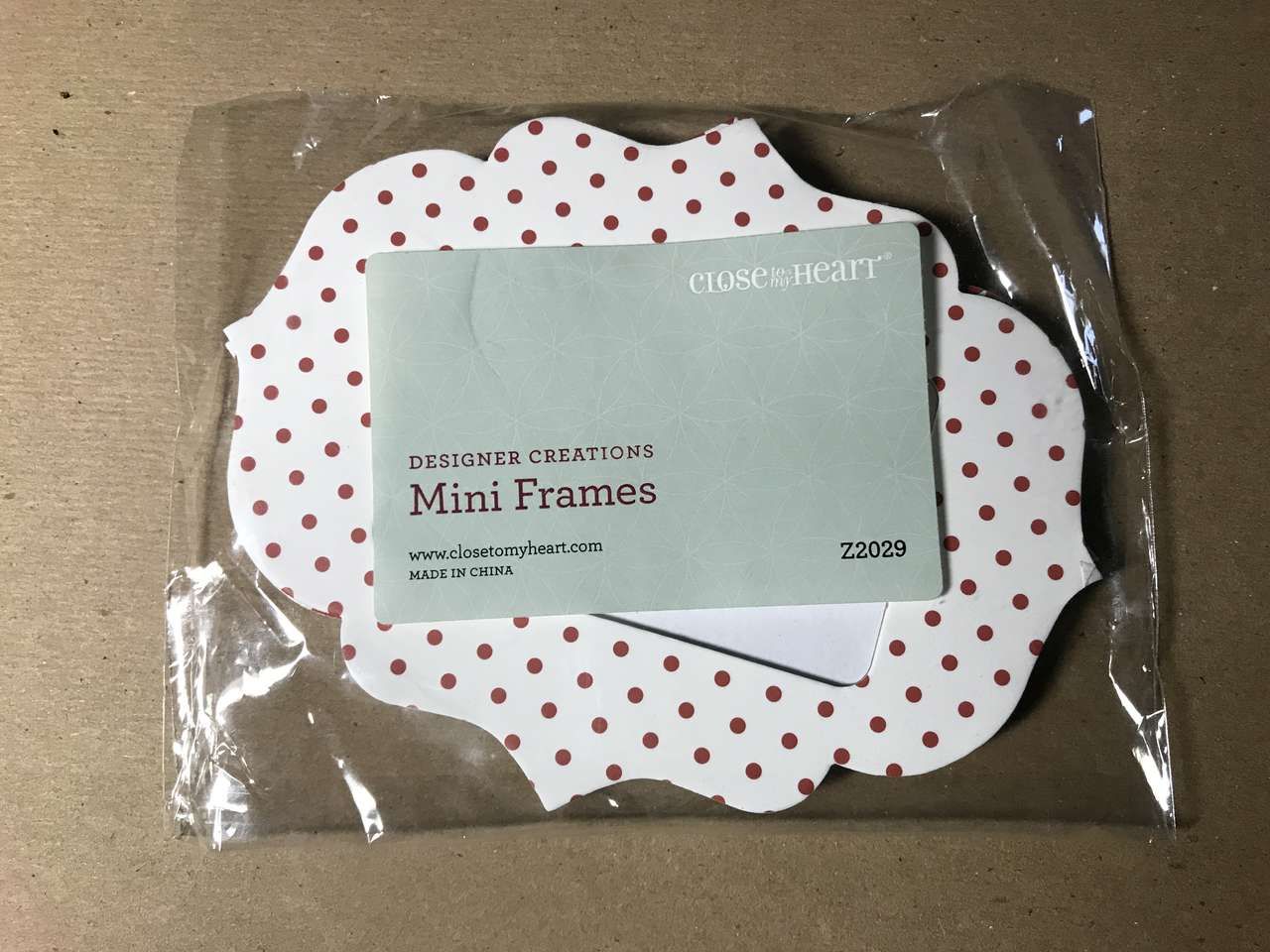 Close To My Heart Mini Frames or Foundry Frames, New