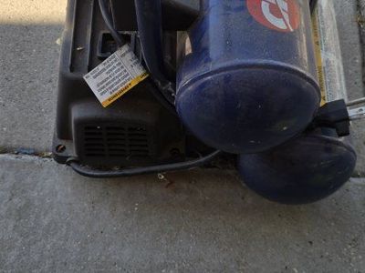 Campbell Hausfeld Portable Air Compressor with Hose