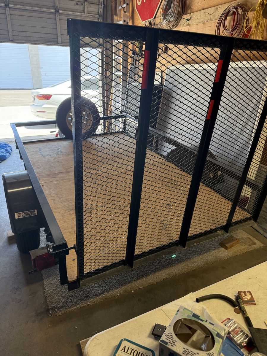 Utility Trailer with Removable Gate & Spare Tire - Great for Hauling!