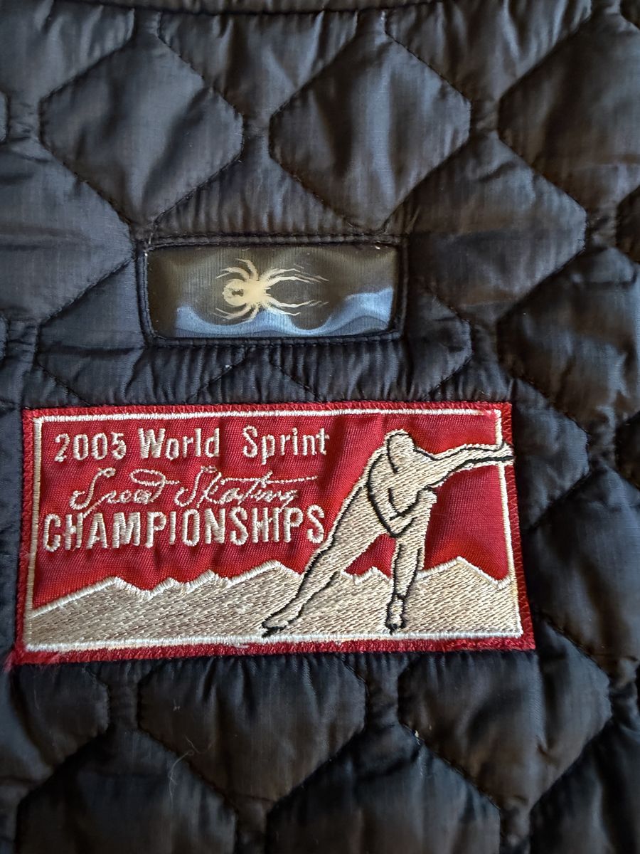 Spyder 2005 World Sprint Speed Skating Championships Quilted Jacket Men's Black