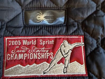 Spyder 2005 World Sprint Speed Skating Championships Quilted Jacket Men's Black