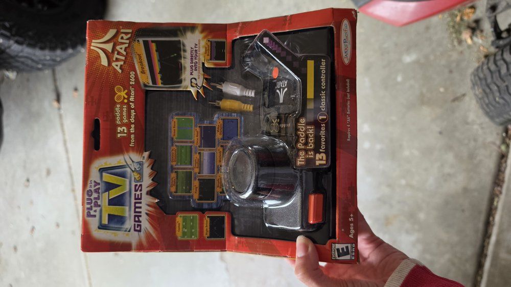 Atari JAKKS Pacific Plug and Play TV Games Paddle