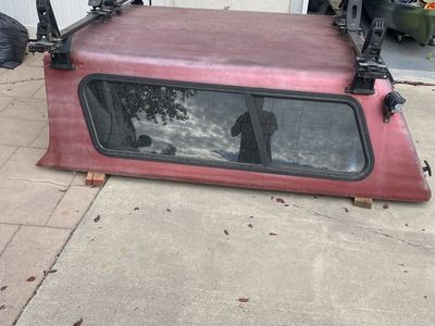 Red Truck Bed Shell for 1996-2003 Ford F150 6.5ft Bed - Carpet Lined, Fan & Light