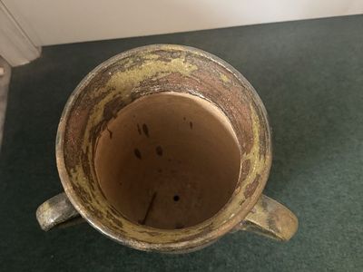 Hand Made Ceramic Pot 14 Inxh Heigh 7 Inch WiDe