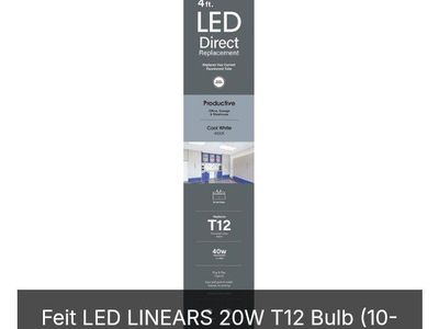 10 pack 20 watt T12 LED Linears (NEW)
