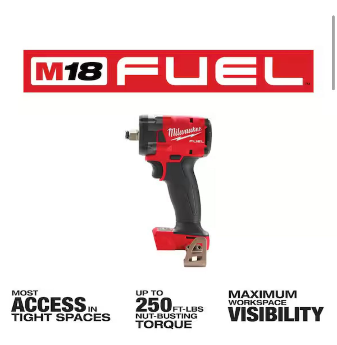 Milwaukee M18 Fuel  1/2” impact wrench