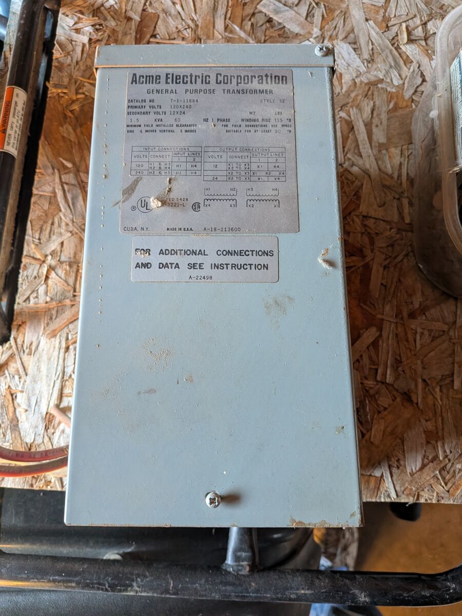 Acme T111684 Buck Boost Transformer