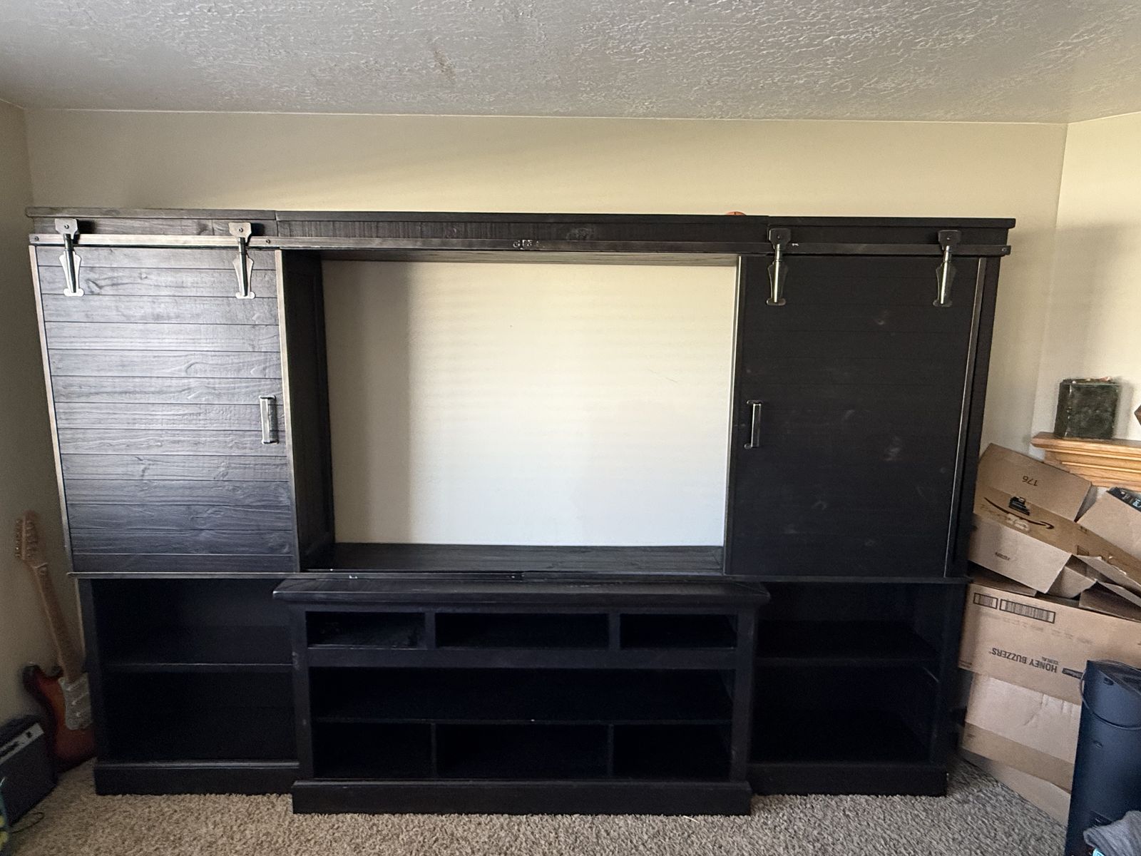 Barn Door Entertainment Center