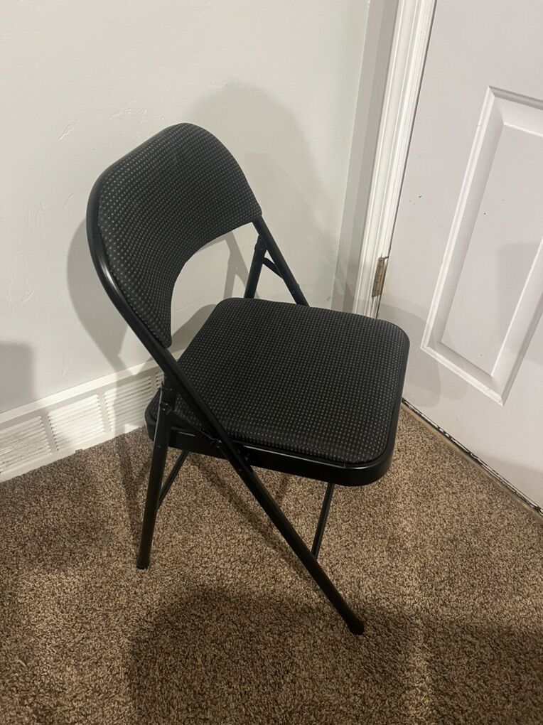 Fold up Metal Cushion Chair Extra Chair