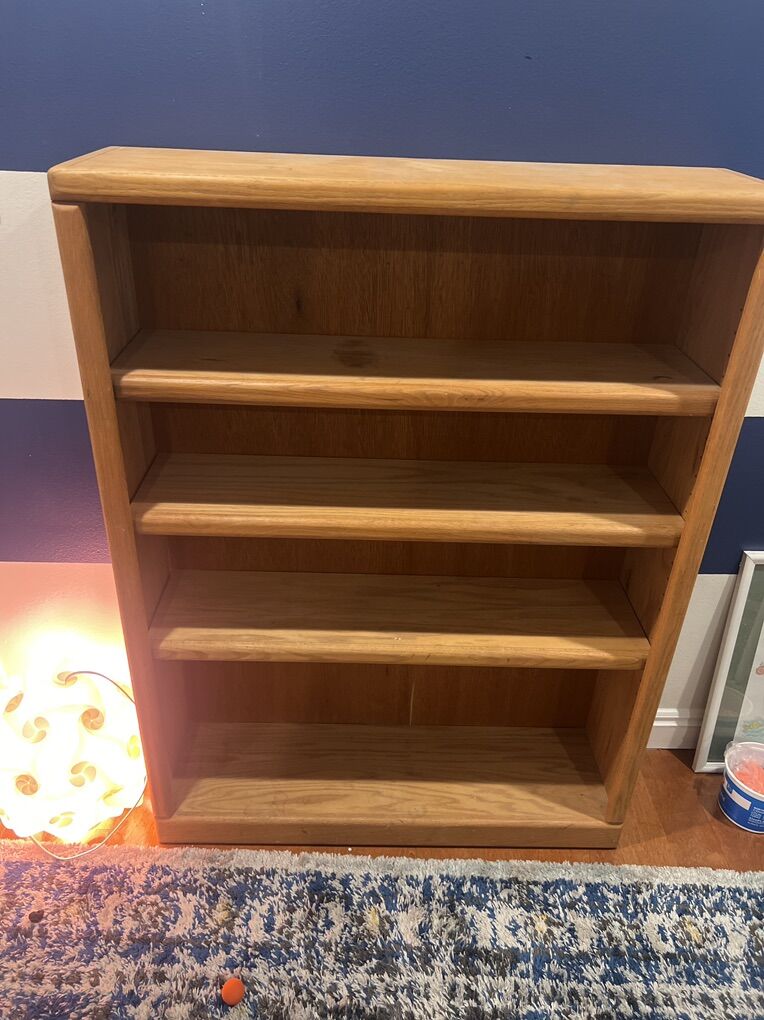 Solid Wood Bookshelf