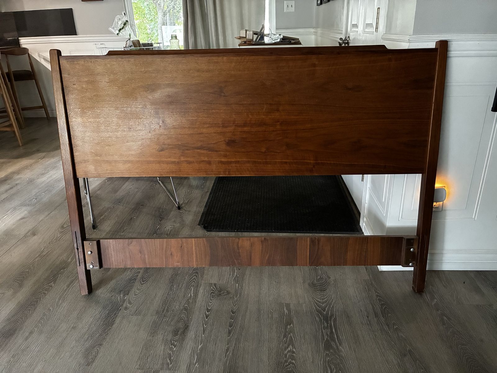 Drexel Declaration Headboard Full walnut mid century