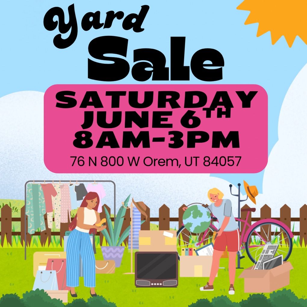 YARD SALE! ️ Saturday June 6th 8AM
