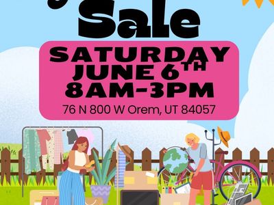 YARD SALE! ️ Saturday June 6th 8AM