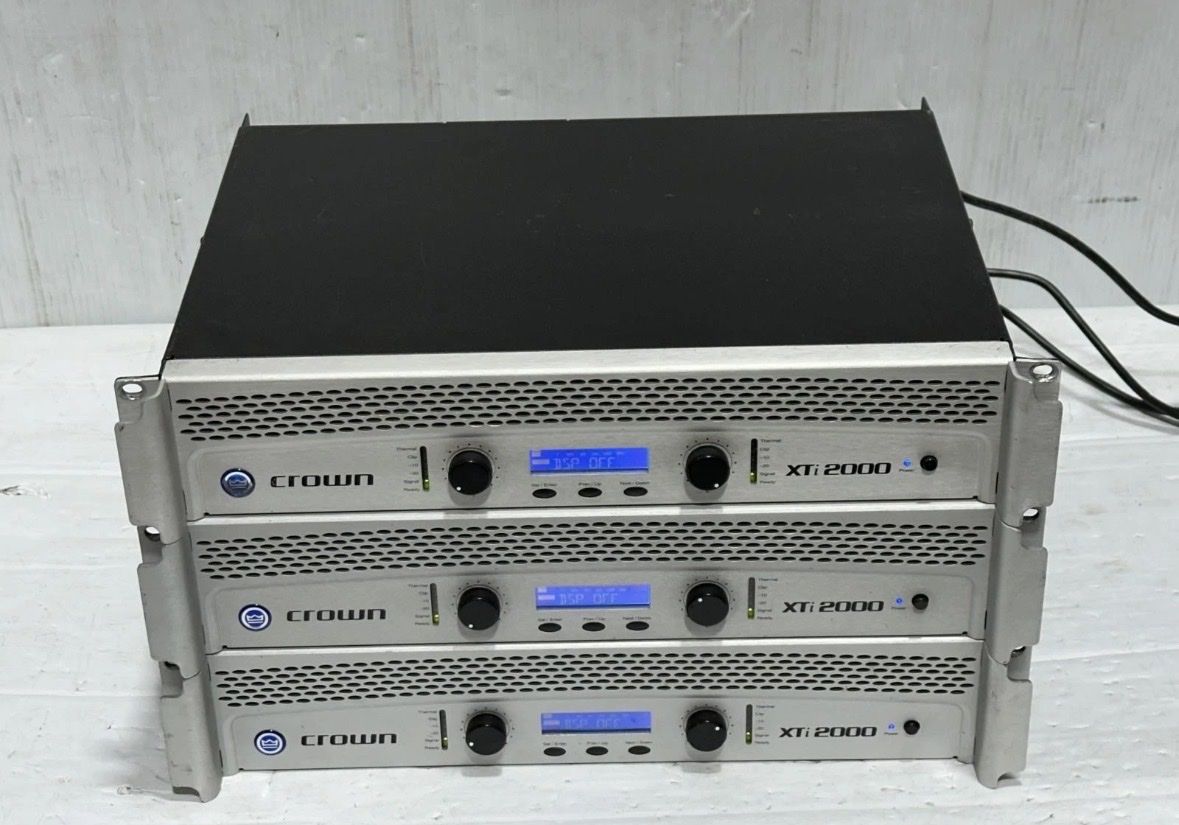 Crown XTi 2000 Power Amplifier - Professional Audio Equipment with DSP