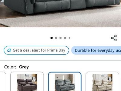 Reclining loveseat