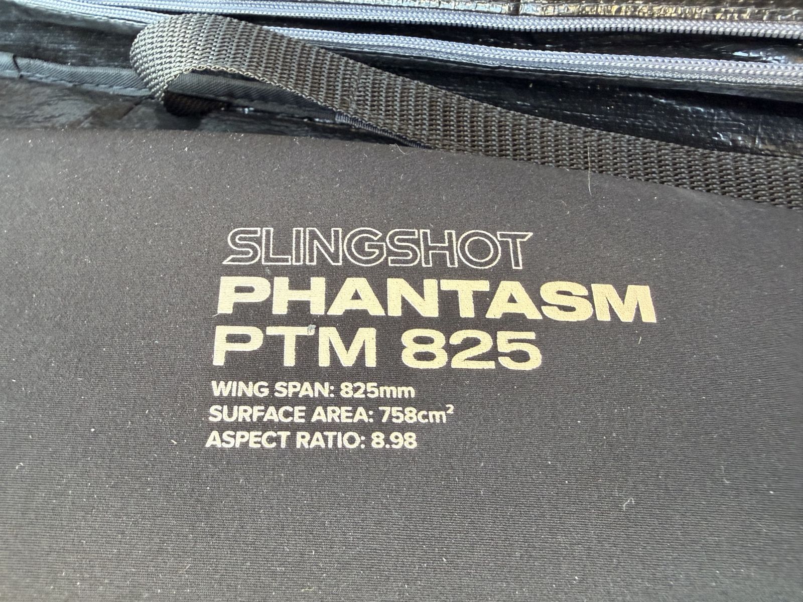 Slingshot Phantasm PTM 825 Front Wing Hydrofoil with Cover, Case, short fuselage and stable tail wing phantasm ps 400.