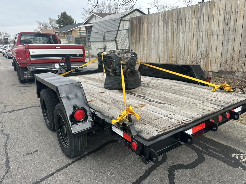 1996 Trail King Equipment Trailer 6lugs axles