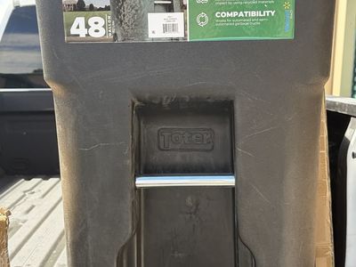 Brand New Toter 48-Gallon Trash Can / Garbage Cart - Unused with Tags