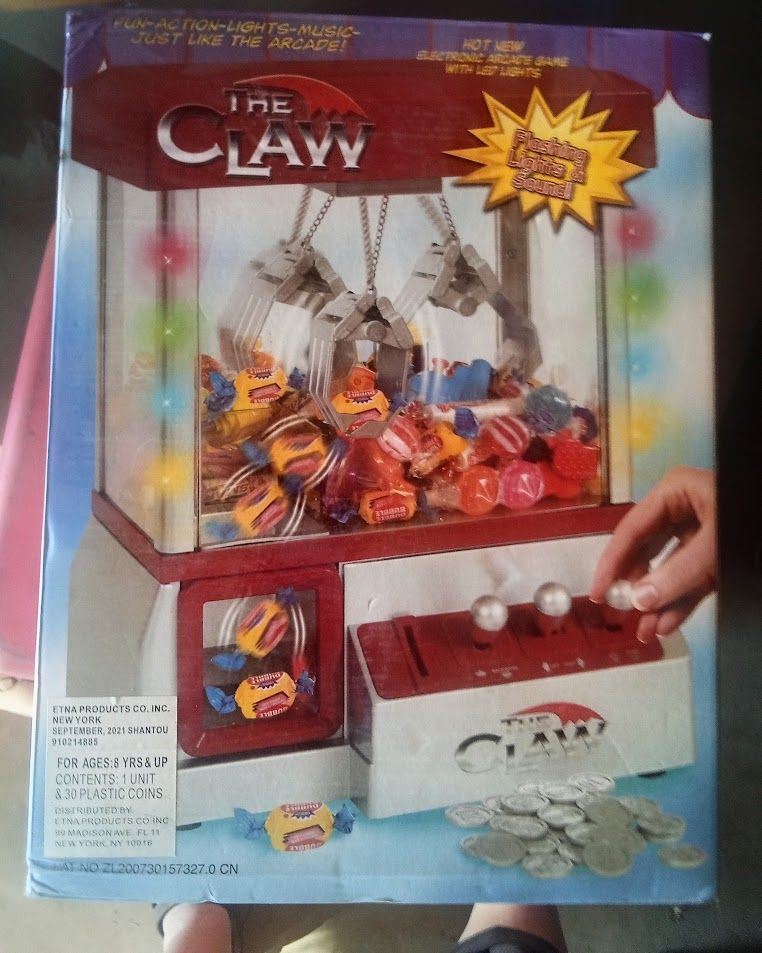 The Claw Electronic Arcade Game by ETNA Products Co. Inc. - Lights, Music & Sounds