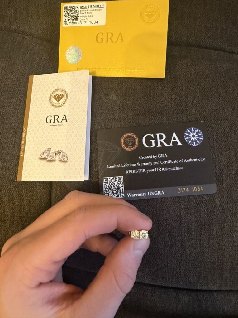 Moissante Earings brand New