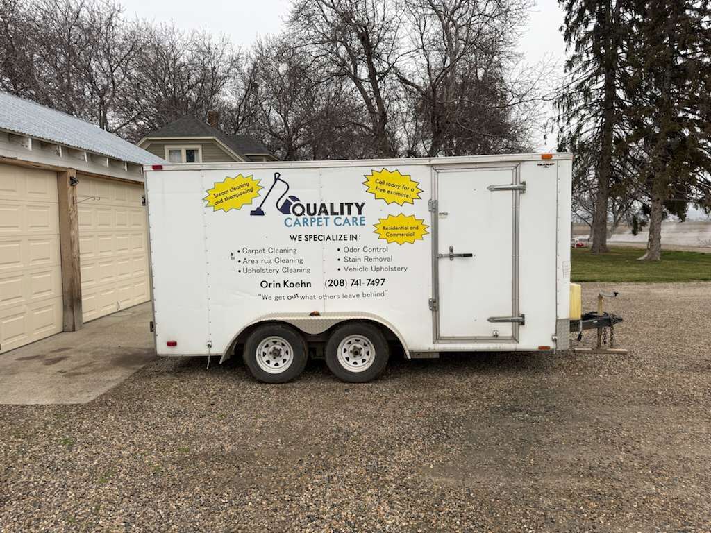 Carpet Cleaning Trailer with Prochem Performer 405 and complete set up
