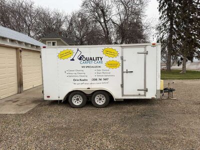 Carpet Cleaning Trailer with Prochem Performer 405 and complete set up