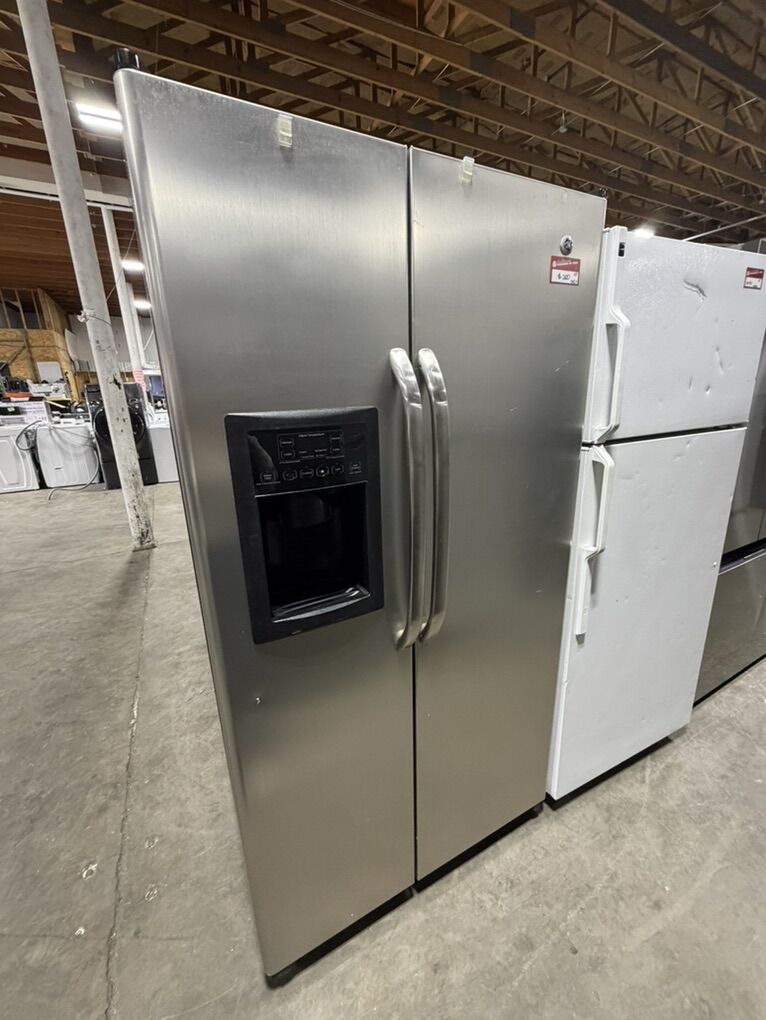 BEST PRICES HERE! GE STAINLESS SIDE BY SIDE FRIDGE
