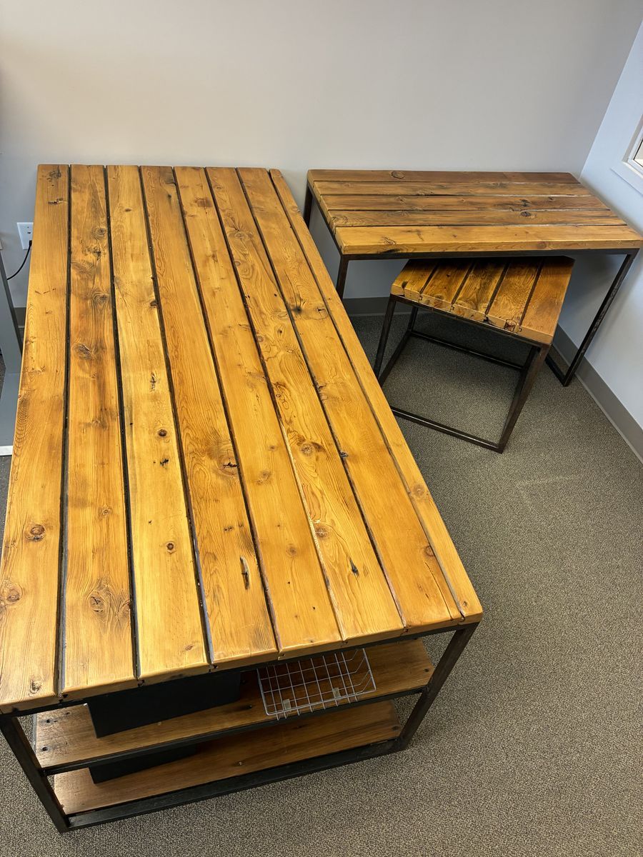 Rustic Tables - 3 piece set.  Three sets available