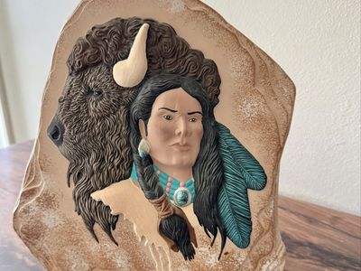 Ceramic American Indian decoration