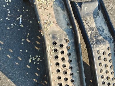 Pair of Heavy Duty Metal Automotive Service Car Ramps