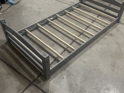 Floor Level Twin Size Bed Frame