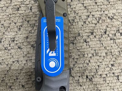 Price Reduced! Benchmade 593BK PSK (CPM-Magnacut)