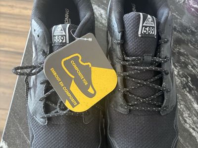New Balance Industrial 589 Composite Toe Work Shoes Black Men's Size 14 2E