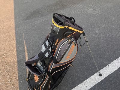 OGIO Nebula Golf Stand Bag - Black / Gray / Orange