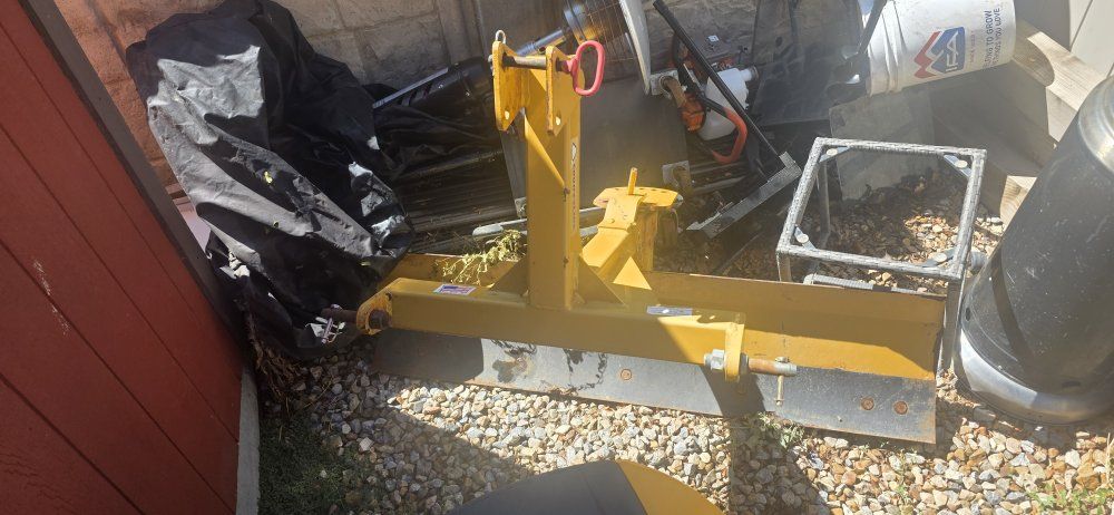 CountyLine Tractor 3-Point Scraper Blade Earth Mover Attachment
