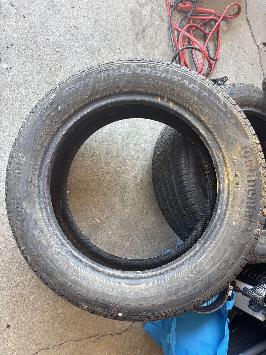 Set of 5 Continental Tires 205/55 R16 - $70 OBO