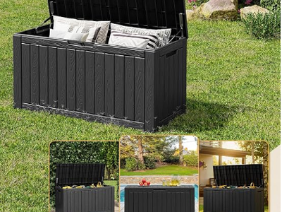 150 Gallon Outdoor Deck Box Waterproof